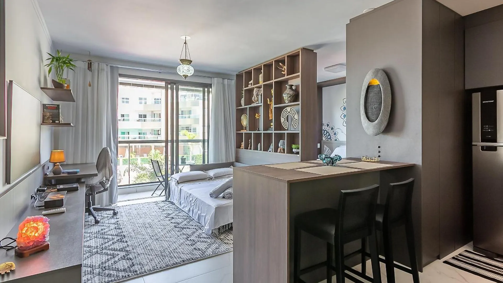 Studio Luxuoso Pe Na Areia Em Irb203 Florianópolis Apartment